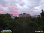 Схід сонця над містом Рівне